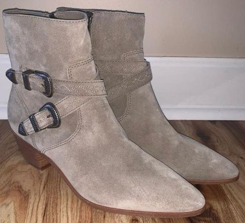 Frye ellen shop buckle short boot