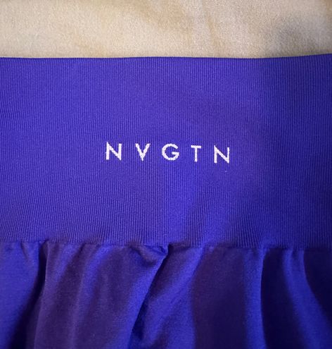 NVGTN Cobalt Solid Seamless Leggings Size XS Blue - $34 (24% Off