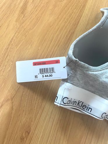 Calvin Klein Modern Cotton Padded Bra Gray - $41 New With Tags