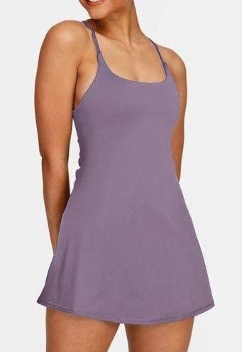 Everyday Cloudful™ Fabric Backless 2-in-1 Flare Workout Dress