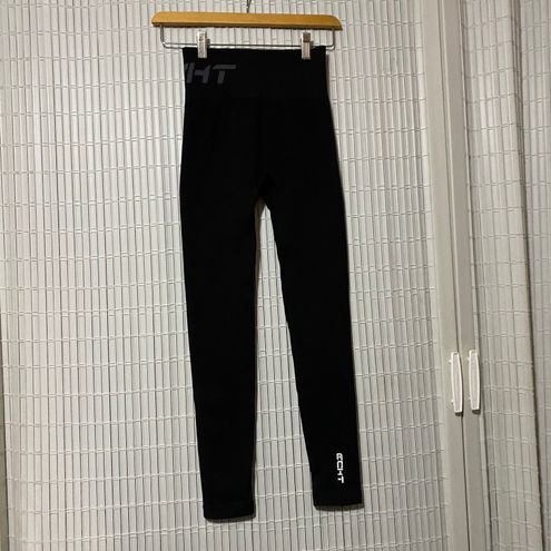 ECHT Arise Comfort Ribbed High Rise Leggings Black Size XS - $32