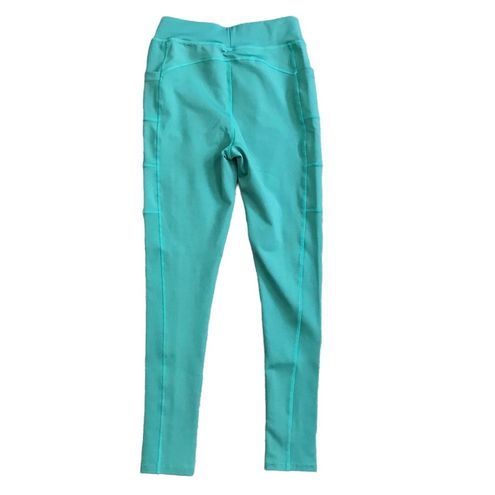 Popfit Stella BWT leggings size pockets S athleisure turquoise