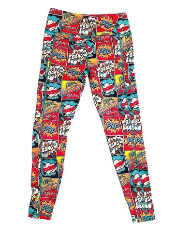 CVG Womens Knockout Legging Full Length Comic Book Inspired Print Size M  NWOT Size M - $34 - From Susan