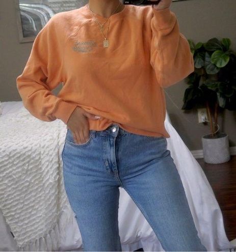 Vej Gendanne dominere Amuse Society Orange Crewneck Sweatshirt Sweater Top - $25 - From StyleBy