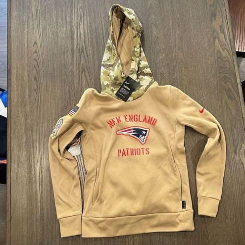 Nike NWT Women's Khaki New England Patriots 2019 Salute to Service Hoodie -  $57 New With Tags - From Ashley