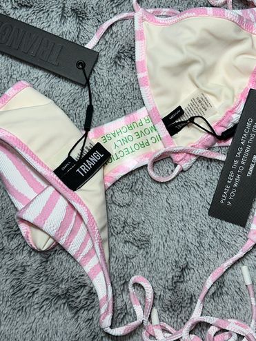 Triangl Suit Vinca Zebra Punch Pink - $110 New With Tags - From tayna