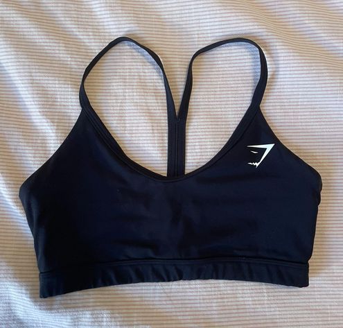 Gymshark V Neck Sports Bra Black - $18 (47% Off Retail) - From Piper