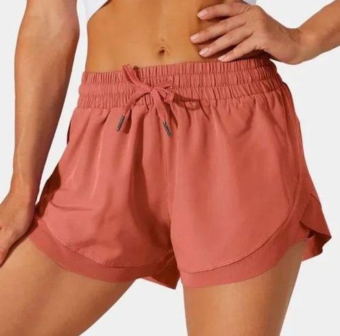 Women's Drawstring Contrast Flowy Mesh 2-in-1 Shorts - Halara