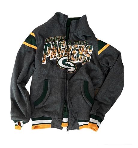 Football Fan Shop Officially Licensed NFL Men's Black Label Fleece Hoodie by Giii - Packers