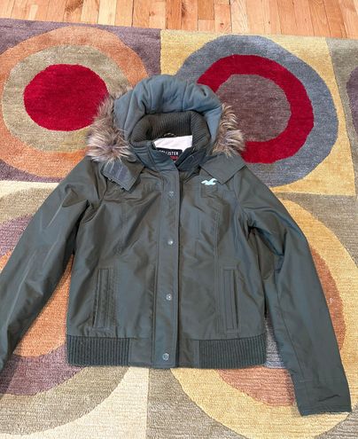 Hollister, Jackets & Coats, Hollister Womens Jacket Very Warm W Hood In  Perfect Condition