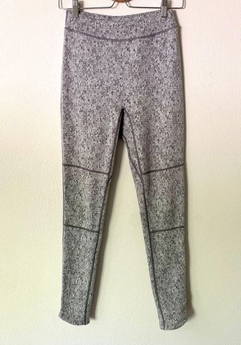 Gymshark Fleur Texture Leggings Charcoal Marl Women's Size Medium