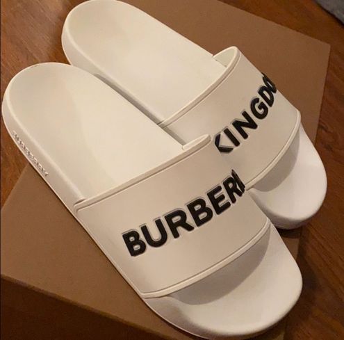 Burberry Slides White Size 7 - $250 - From faith