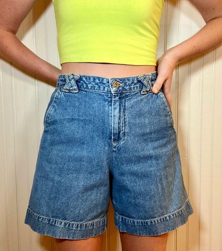 Christopher u0026 Banks Retro High Waisted Jean Shorts | 10 Blue Size 8 - $30  (33% Off Retail) - From threethrifty