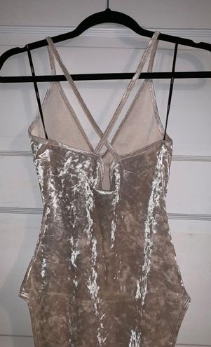 Forever 21 Crushed Velvet Bodysuit