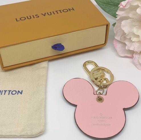 Upcycled Louis Vuitton Mickey Keychain