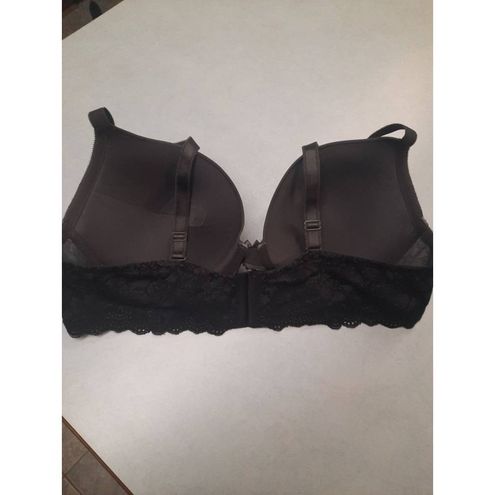 Torrid Size 46C Push Up Plunge Charcoal Gray Bra - $32 - From Ashley