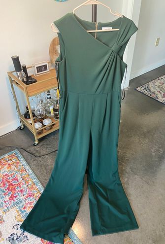Calvin Klein Emerald Green Jumpsuit Size 12 - $36 (55% Off Retail) - From  Katherine