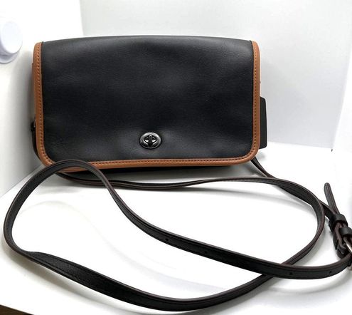 Coach 75TH Anniversary Re-Edition Penny Black and Tan Crossbody - $163 -  From Lolas