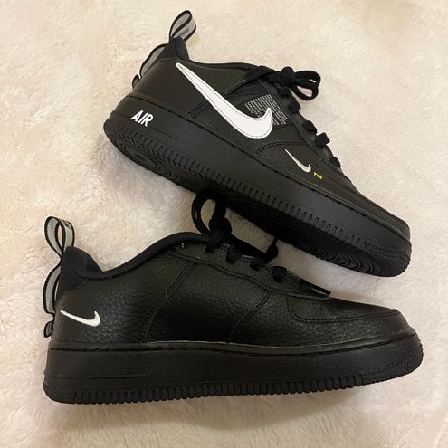 Nike Air Force 1 LV8 Utility GS Black Size 5.5 - $82 - From Avery