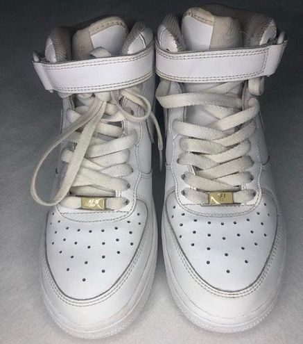 Nike Air Force 1 High Tops '82 White Size 5.5 - $60 (33% Off Retail) - From  Caroline