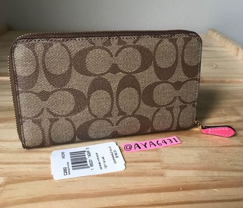 Coach Card Holder Pink - $69 (11% Off Retail) New With Tags - From Aya