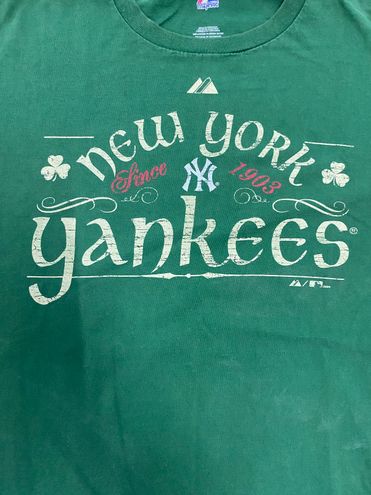 Majestic New York Yankees T Shirt Green Size M - $18 - From Nayla