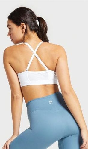 Gymshark Ruched Training Sports Bra White Size XS - $18 (28% Off Retail) -  From Jamie