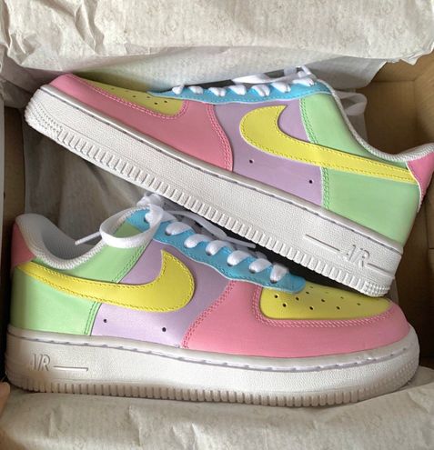 Nike Air Force 1s Color Block Multiple Size 6 - $205 (18% Off Retail