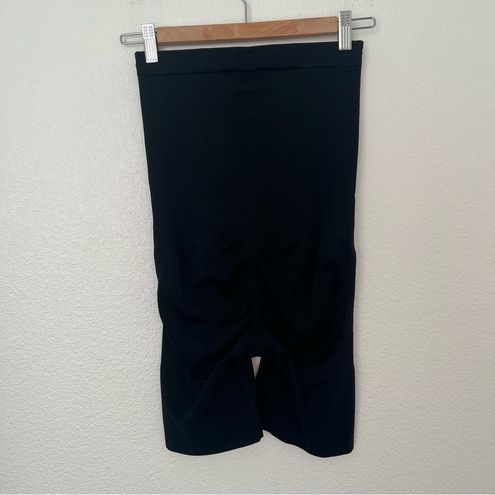 Spanx Slim Cognito High-Waisted Mid-Thigh Short black 1X - $34