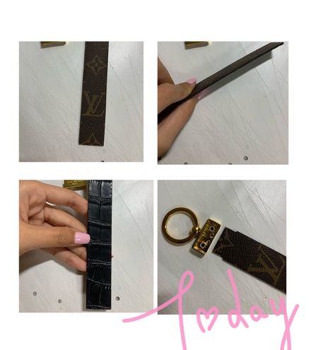 Louis Vuitton Recycled Monogram Key Ring/key Fob Brown - $75