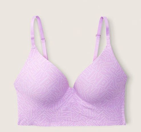  Victorias Secret Pink Loungin Wireless Push Up Bra