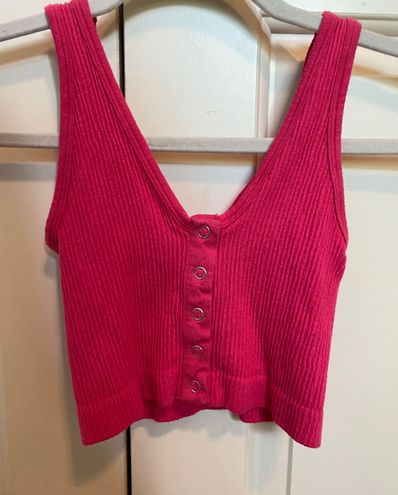 Urban Outfitters Out From Under Drew Seamless Snap-front Bra Top Pink Size  XS - $10 (50% Off Retail) - From Rylee