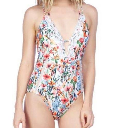 Lucky Brand Garden Floral Print One Pièce Swim Suit Size M Size M - $26 -  From Tabitha