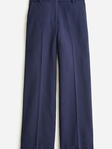 J.Crew Sydney wide-leg pant in four-season stretch BN850 - Navy