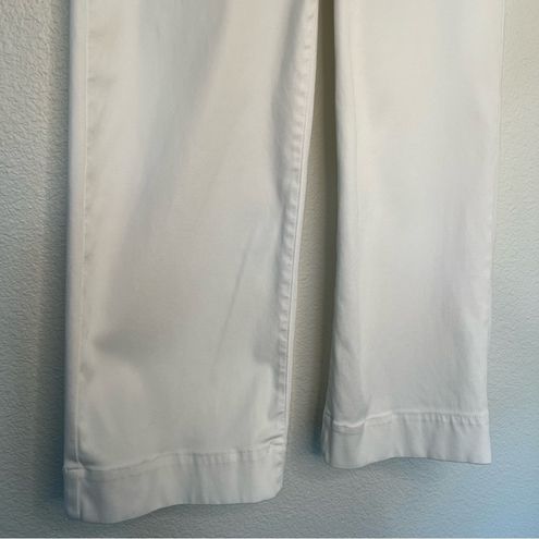 Spanx Stretch Twill Cropped Wide Leg Pant white small - $91 - From J