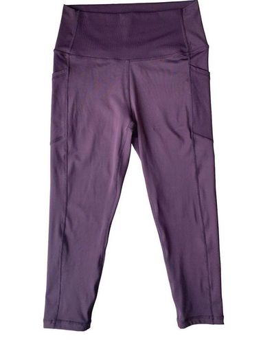 Zyia Pocket Brilliant Hi-rise Capri Purple Size M - $35 - From Mayra