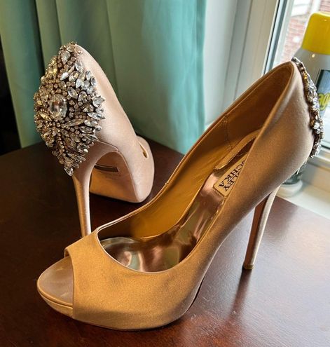 Badgley mischka vera shop embellished pump