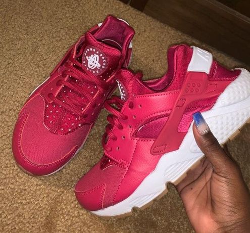 pink huaraches size 8
