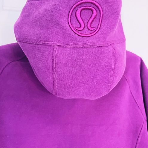 Lululemon Scuba Hoodie Full Zip Purple Violet Size 10 - $60 - From