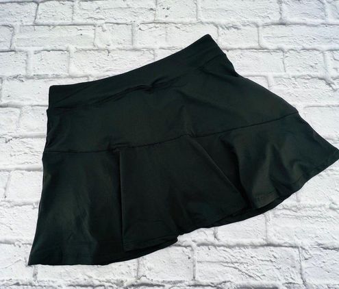 Halara NWT Tennis Skirt Women's Size XL Black Mid Rise Drawstring 2 in 1  Flare - $30 New With Tags - From Kathleen