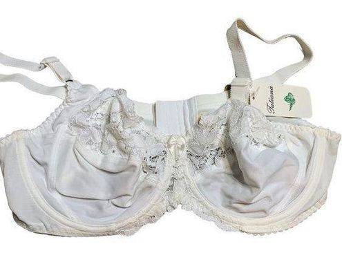 NWT WHITE TATIANA UNDERWIRE UNLINED BALCONETTE BRA-38D Size undefined - $15  New With Tags - From Chrissy