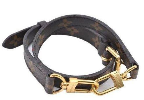 Louis Vuitton Monogram Shoulder Strap 25.2-28.7, Gold Clip On Hardware  Brown - $179 - From Kathryn