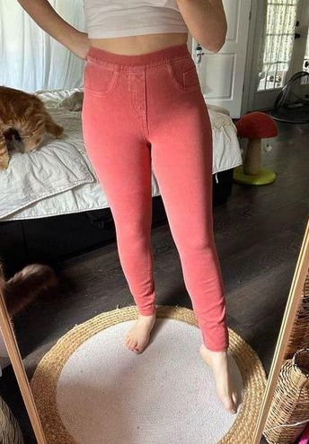 SPANX Nantucket Red Jeanish Leggings