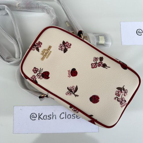 COACH Jes Crossbody Bag With Heart Floral Print