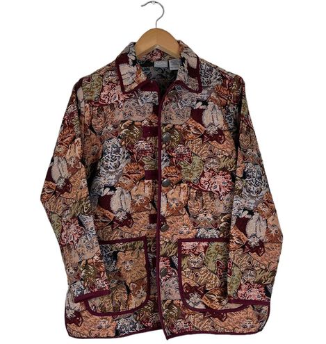 Blair, Jackets & Coats, Vintage Cat Tapestry Jacket