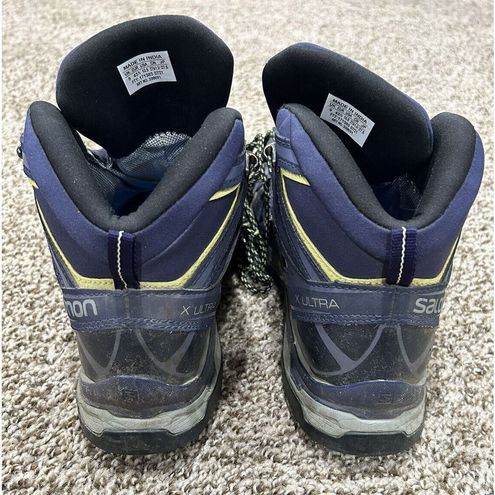 Salomon 398691 X Ultra 3 Mid Top Gore Tex Hiking Women s Size 10.5