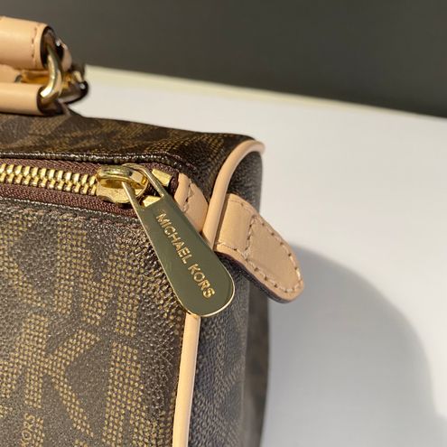 Michael Kors Large Signature Monogram Speedy Bag Brown - $247 (31% Off  Retail) - From Barbara