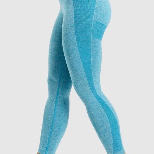 Gymshark Flex Highwaisted Leggings Blue - $30 - From Maribel