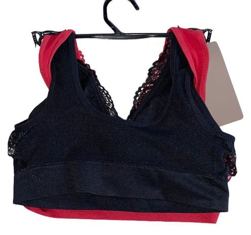 Daisy Fuentes Lace Front Wire-free Comfort bras Black - $28 New With Tags -  From Jp