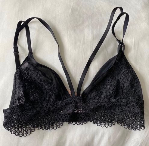 Black Lace Bralette Size XS